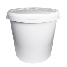 30 LITRE WHITE BUCKET and LID